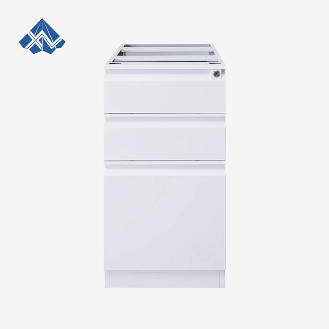 3 Drawers Fixed Pedestal Storage File Cabinet